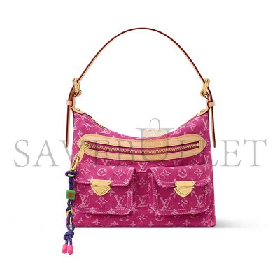 LOUIS VUITTON DENIM BAGGY M28266 (30*22*13cm) LOUIS VUITTON DENIM BAGGY M28266 (30*22*13cm)